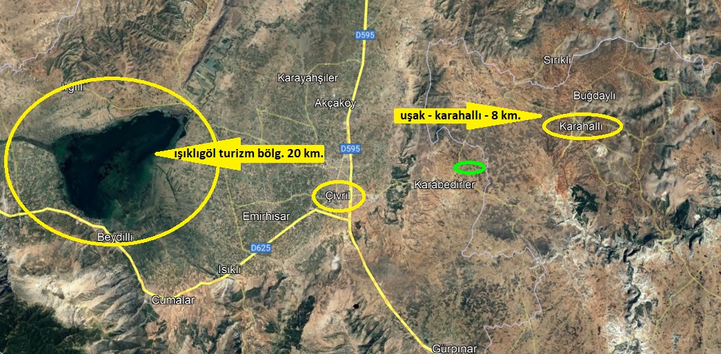 DENİZLİ, ÇİVRİL, KARABEDİRLER’DE 3.900 m² ARAZİ