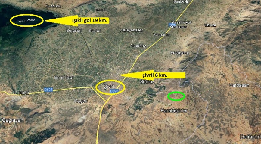 DENİZLİ, ÇİVRİL, KARABEDİRLER’DE 6.000 m² ARAZİ
