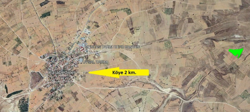 DENİZLİ, ÇİVRİL, KARABEDİRLER’DE 16.300 m² TARLA