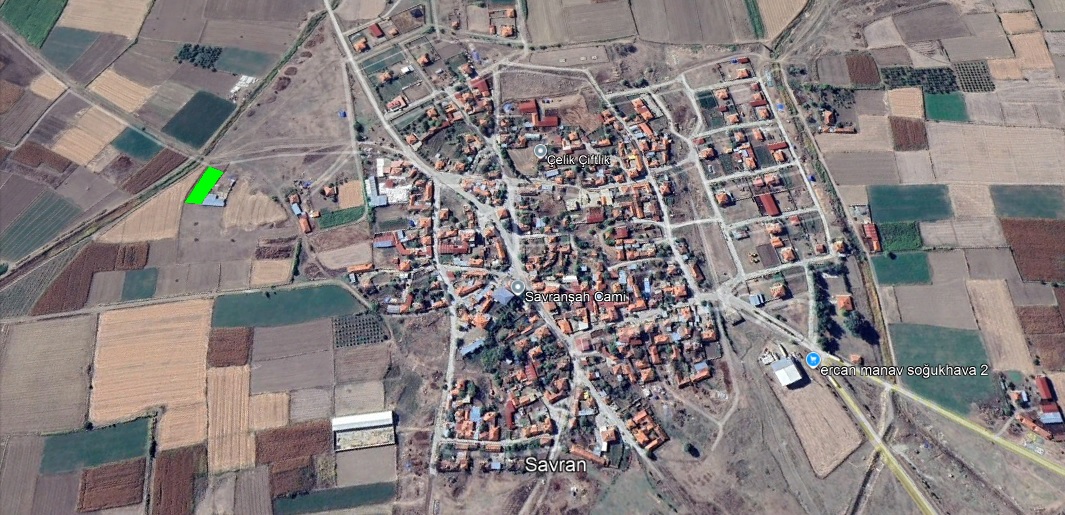 DENİZLİ, ÇİVRİL, SAVRAN’DA 1.206 m², %40 İMARLI ARSA